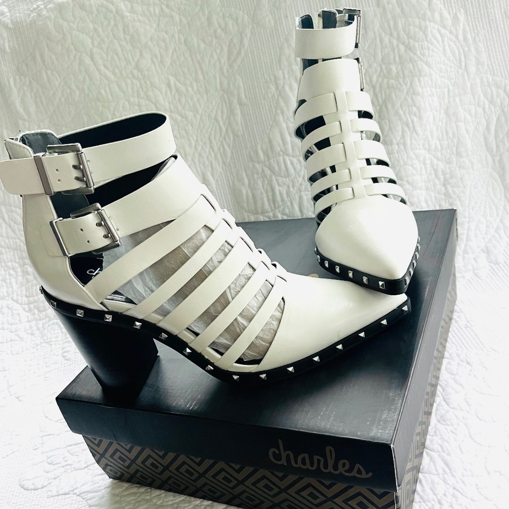 White booties